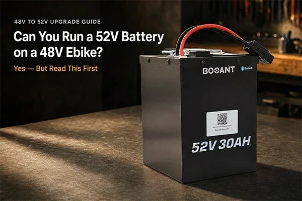 Can I use a 52V battery on a 48V ebike?