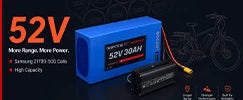52V Performance Ebike Batteries
