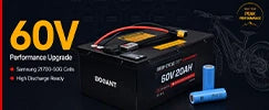 60V electric motorcycle battery collection with Samsung 21700 cells