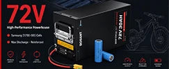 72V High Power Electric Motorcycle Batteries