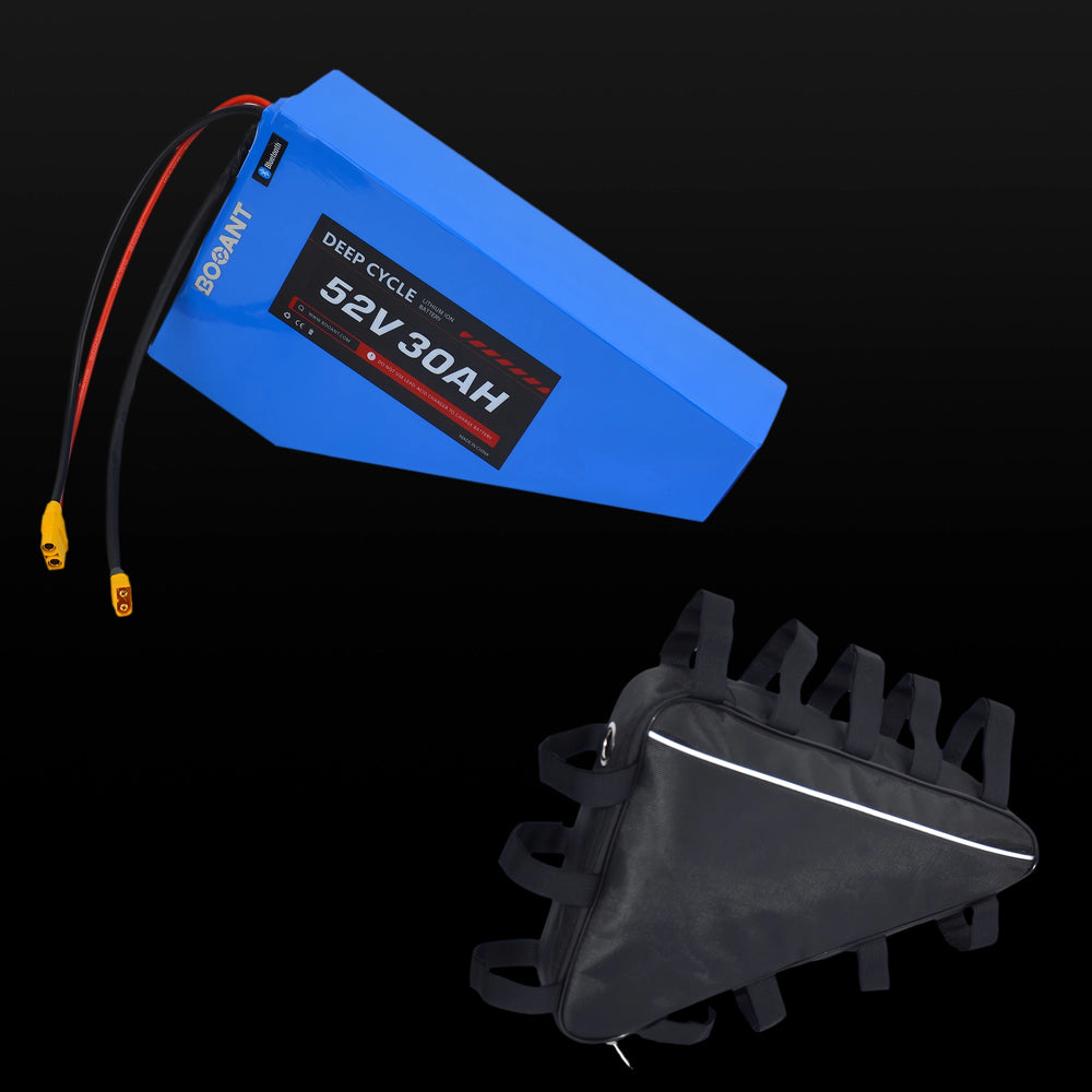 BOOANT 52V 30AH triangle Li-ion battery with triangle bag