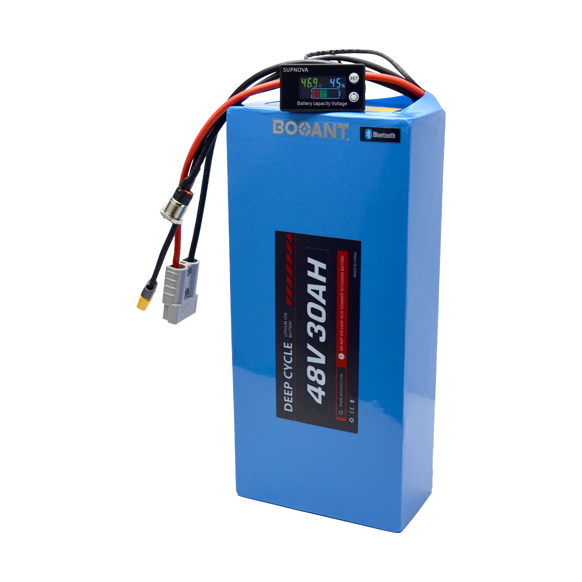 48V 30Ah Lithium Battery with Samsung 50G Cells | Smart BMS & Bluetooth APP | for E-Bikes & Scooters