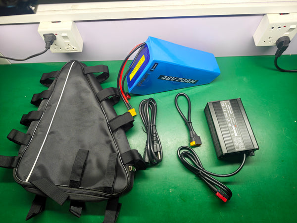 48V 20Ah Triangle Lithium Battery | Samsung 50G Cells