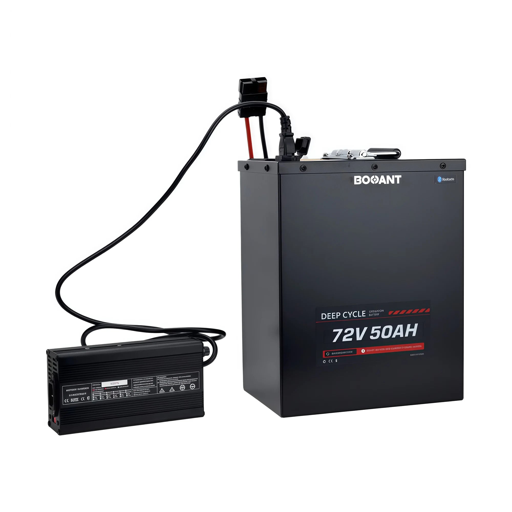 72V 50Ah Samsung 50S Cells Lithium Battery | Smart JBD BMS & 10A Charger