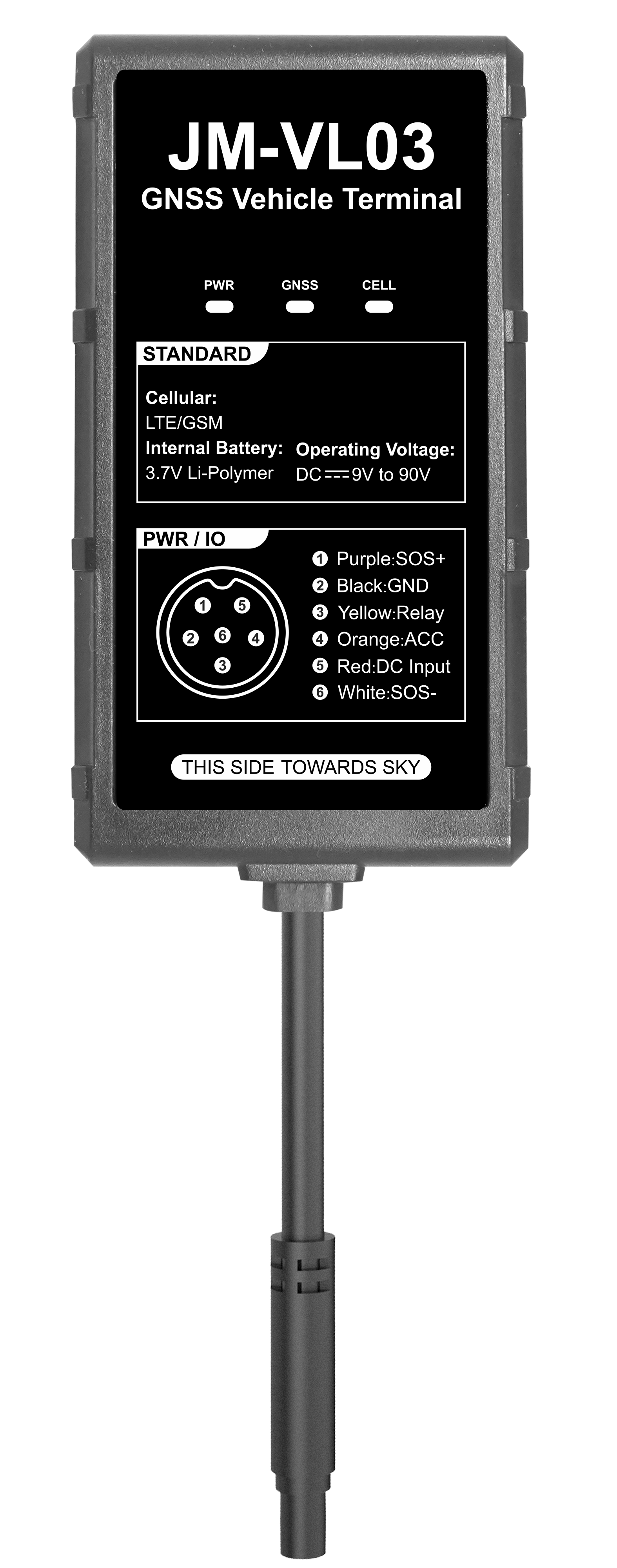 Jimi VL03 Mini 4G Moto Car GPS Tracker With Real-time Tracking Smart Alert Waterproof Driving Behavior Remote Cut-Off Free APP