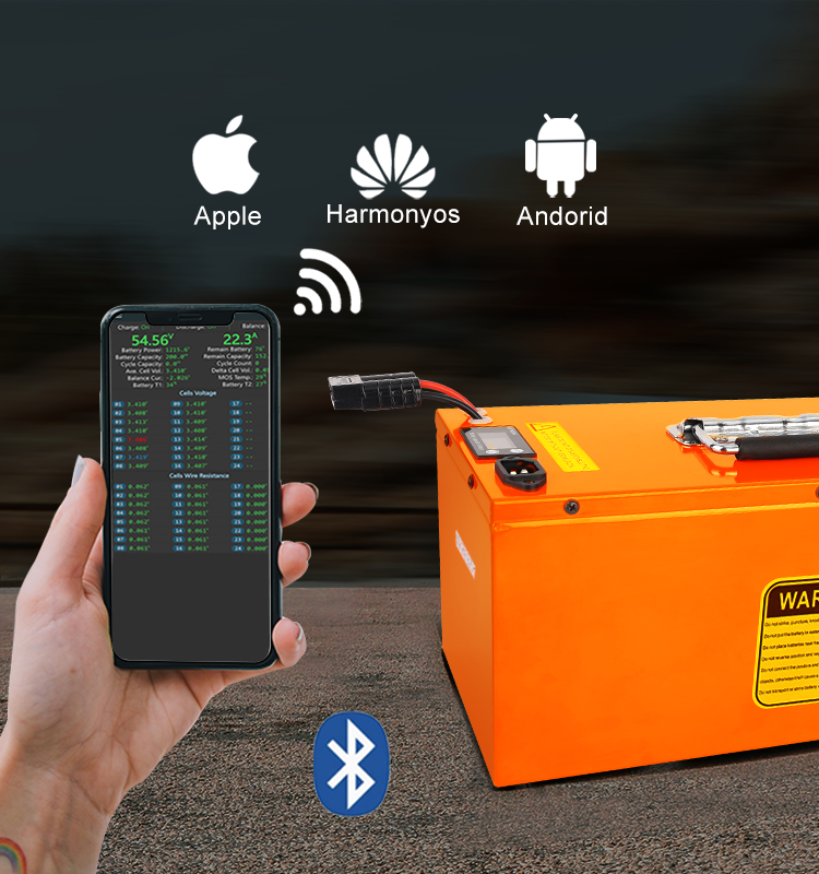 Bluetooth Surveillance. Employ a smartphone application with Bluetooth capabilities to monitor and assess the health and performance of individual batteries, facilitating effective tracking.