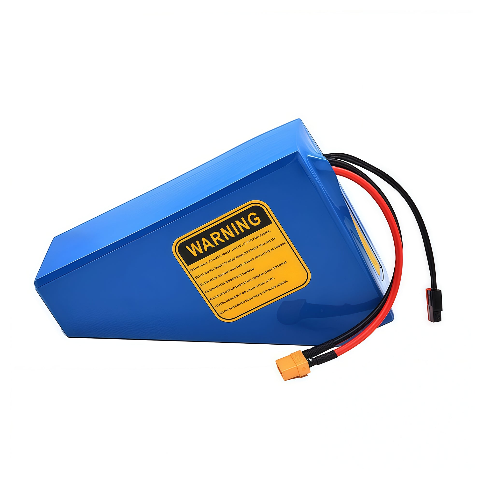 BOOANT 48V 20Ah triangle lithium battery pack for electric bikes, featuring a compact design and XT60 connector