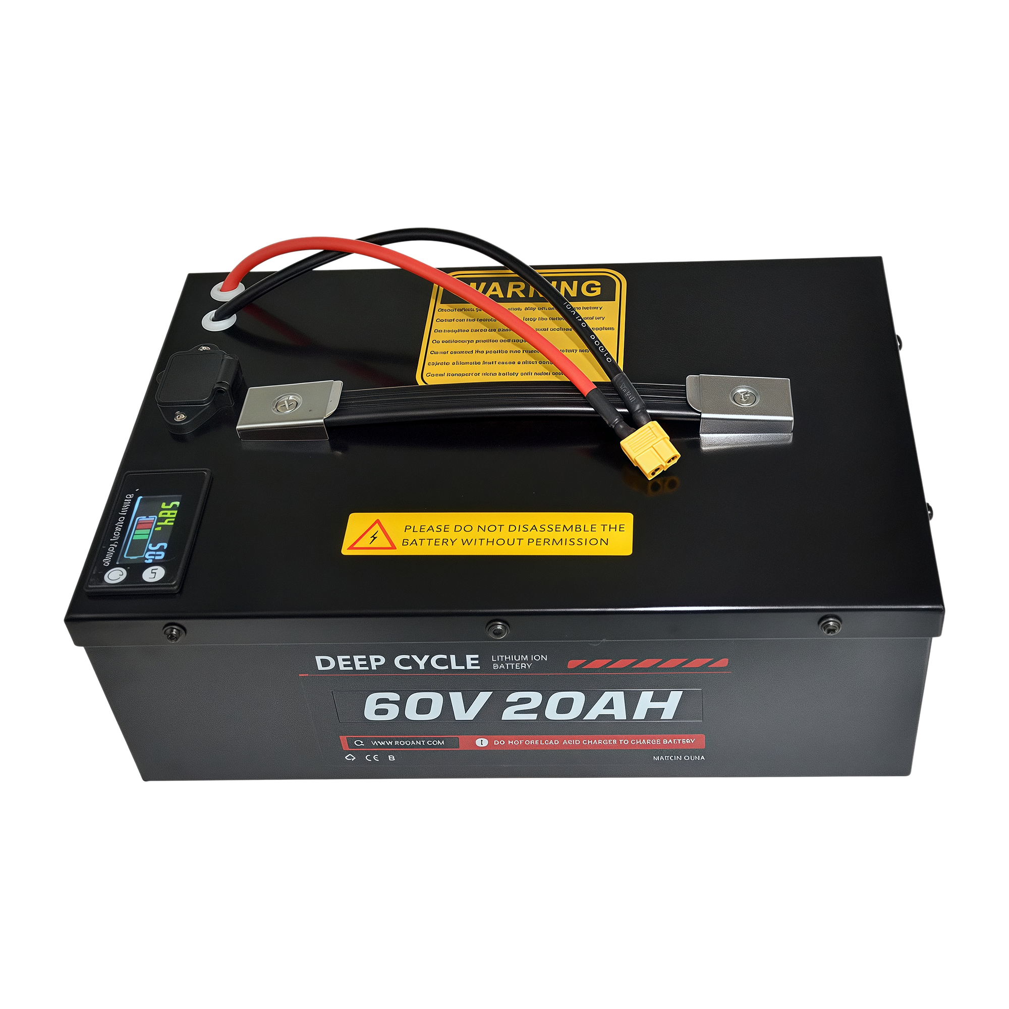 60V 20Ah Lithium Battery for Electric Scooter | Samsung 50G Cells | Metal Case | Bluetooth BMS