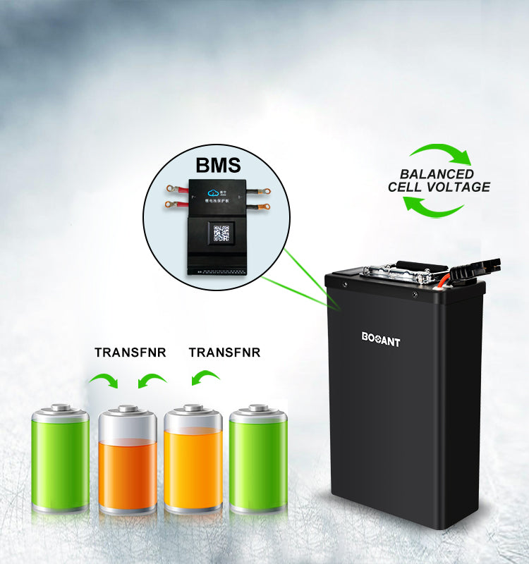 BOOANT lithium battery with Sophisticated Battery Monitoring System