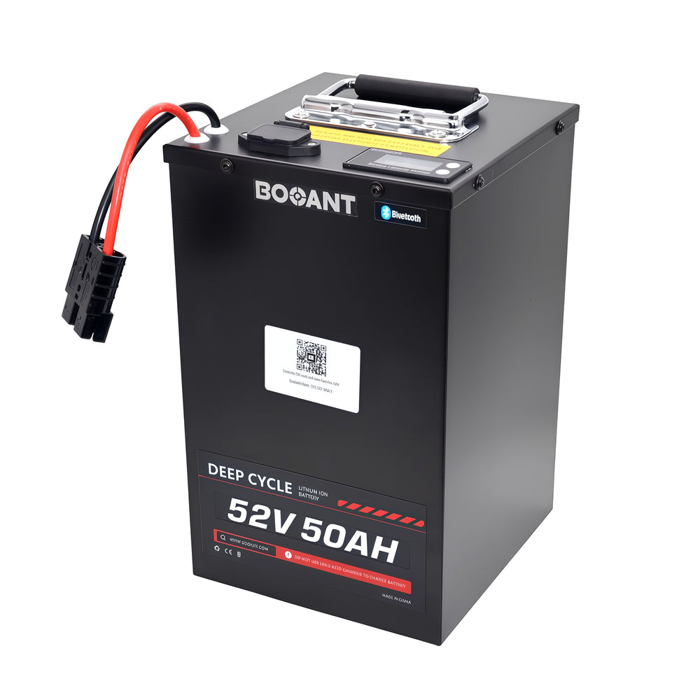 BOOANT 52V 50Ah Ebike Battery with Samsung 21700 Cells & Smart BMS