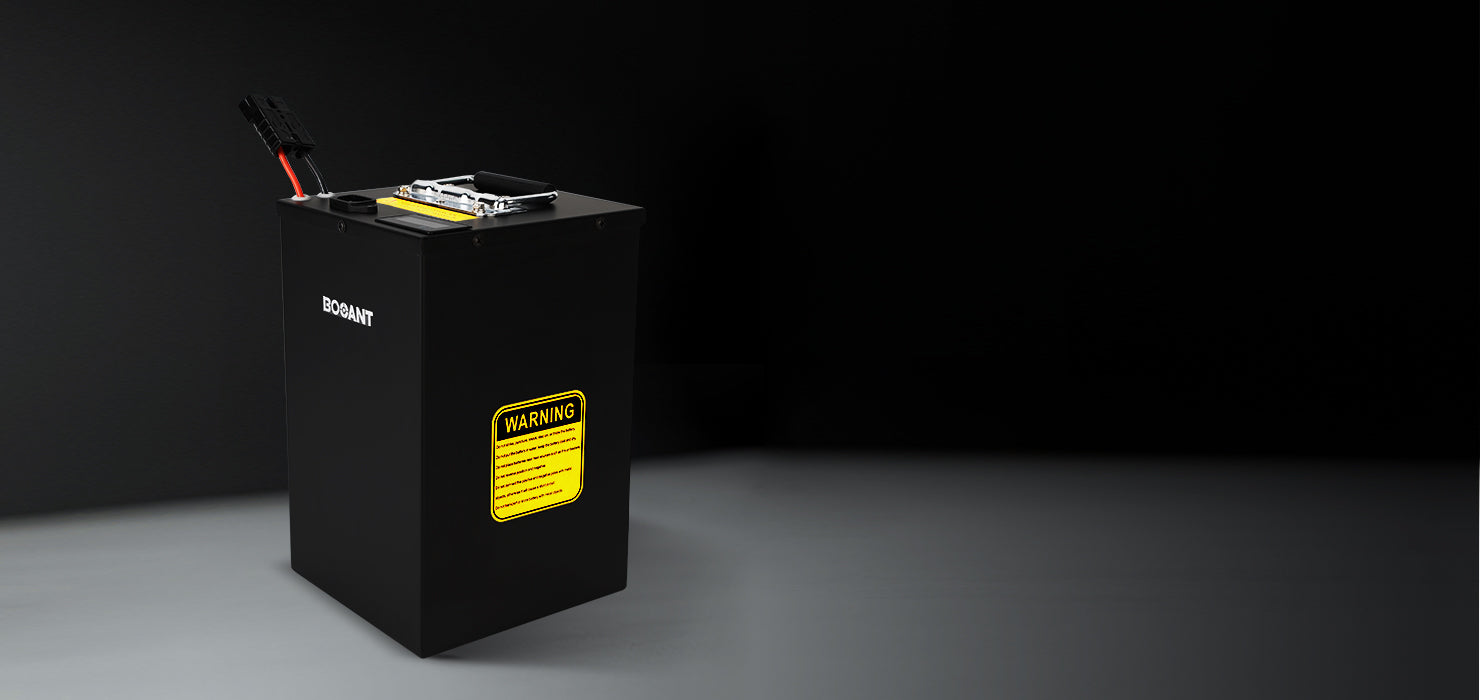 Booant 48V 50Ah Lithium Battery, Powerful, efficient energy for eBikes with 3800W motor.