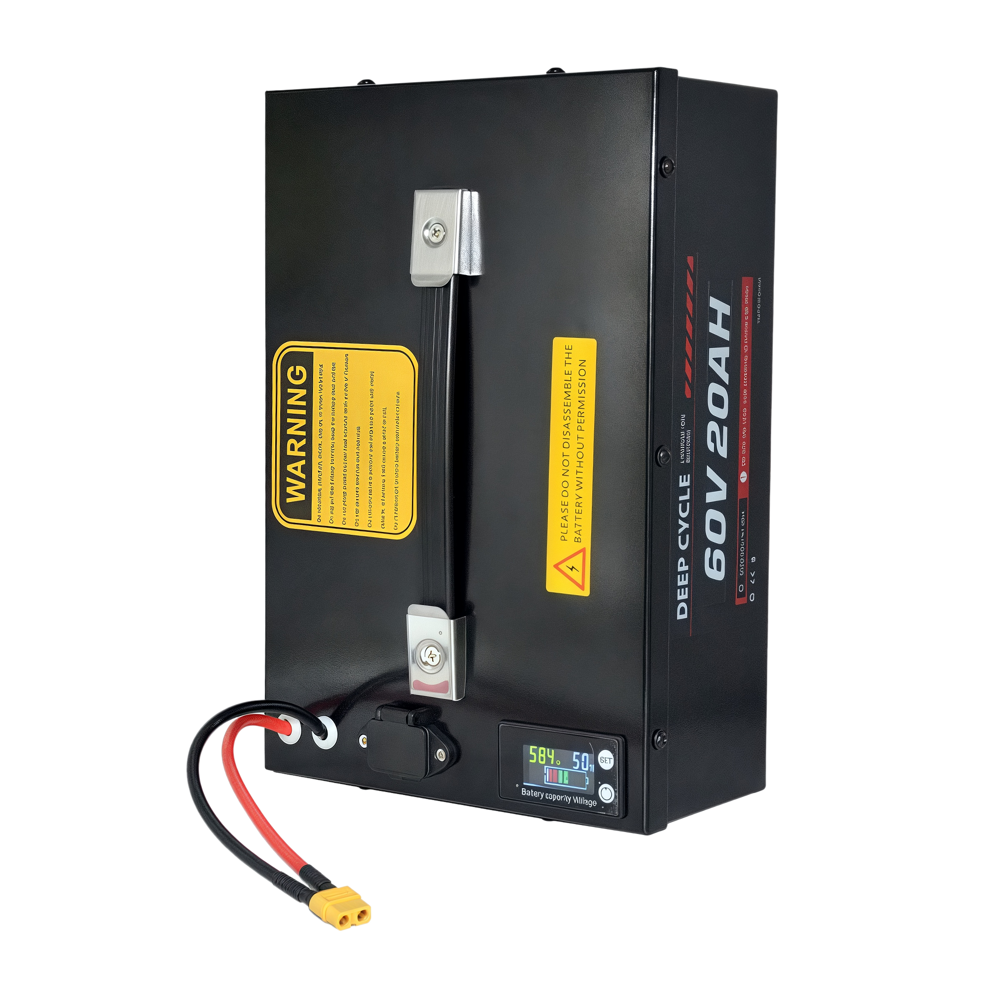 60V 20Ah Lithium Battery for Electric Scooter | Samsung 50G Cells | Metal Case | Bluetooth BMS