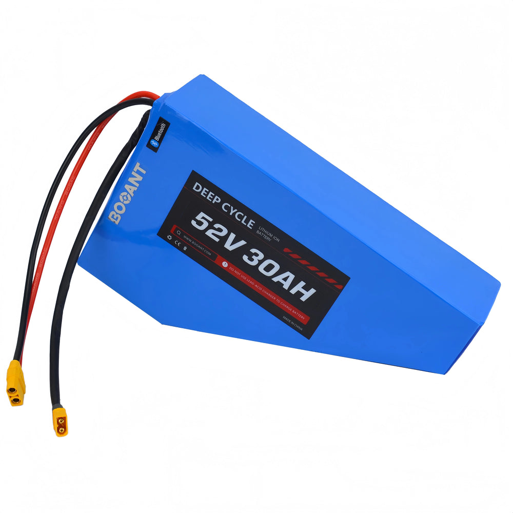 BOOANT 52V 30AH triangular battery side view