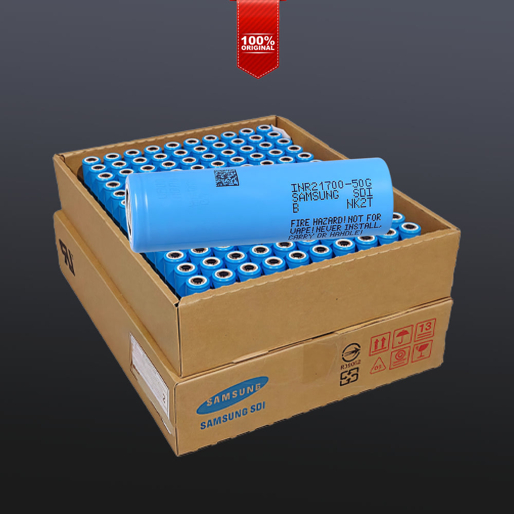Samsung INR21700-50G Lithium Battery Cells - High Discharge Current, Super Performance, and Safe Operation