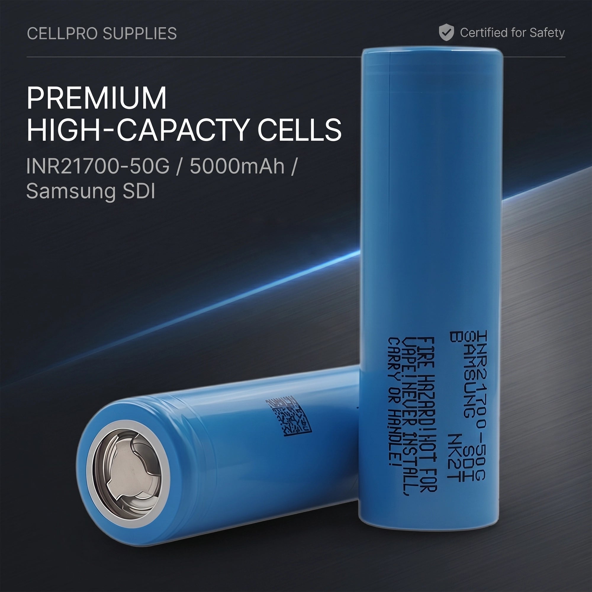Genuine Samsung INR21700-50G 5000mAh lithium-ion cells used in BOOANT 72V 30Ah battery packs for reliable performance and long cycle life