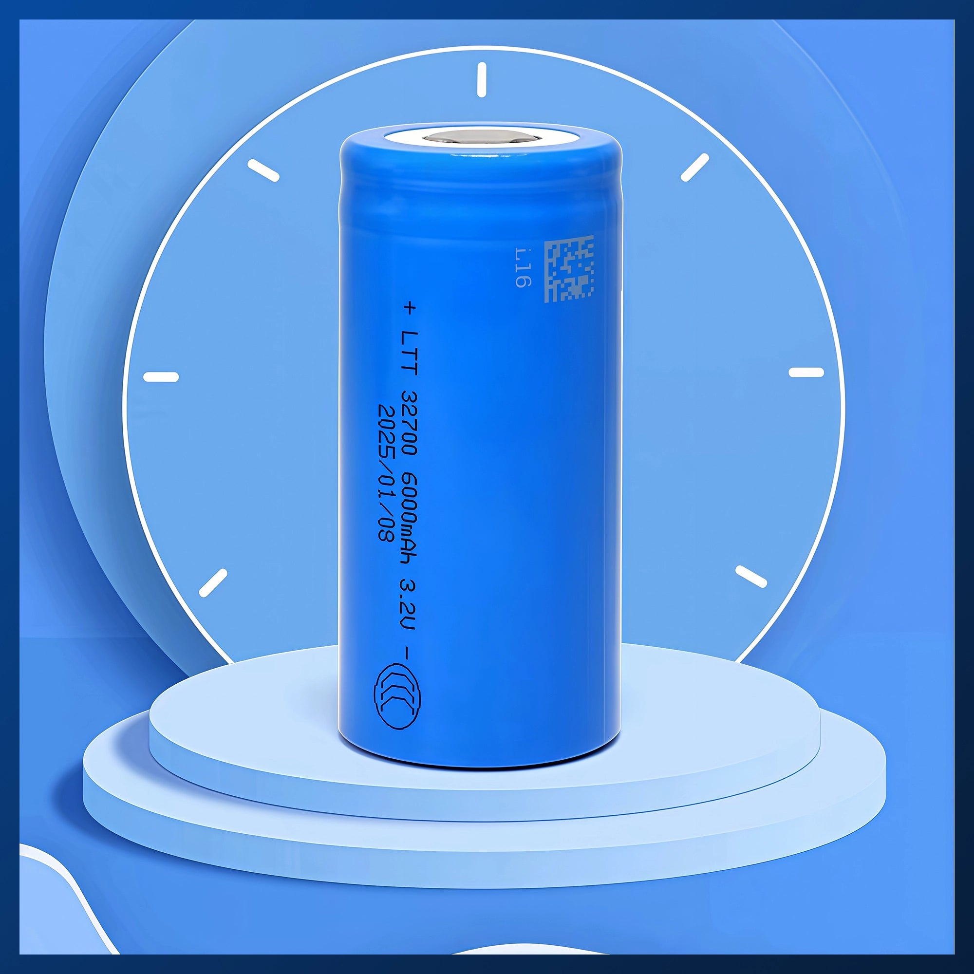 32700 LiFePO4 Battery Cell 6000mAh 3.2V – High Capacity Lithium Iron Phosphate Cell for Deep Cycle Battery Packs