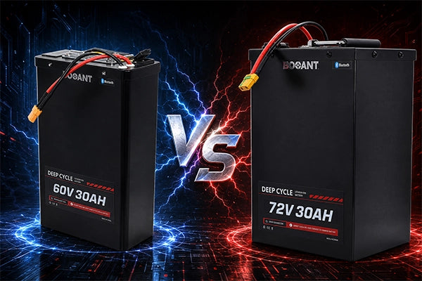 60V vs 72V lithium battery comparison for high-performance e-bikes