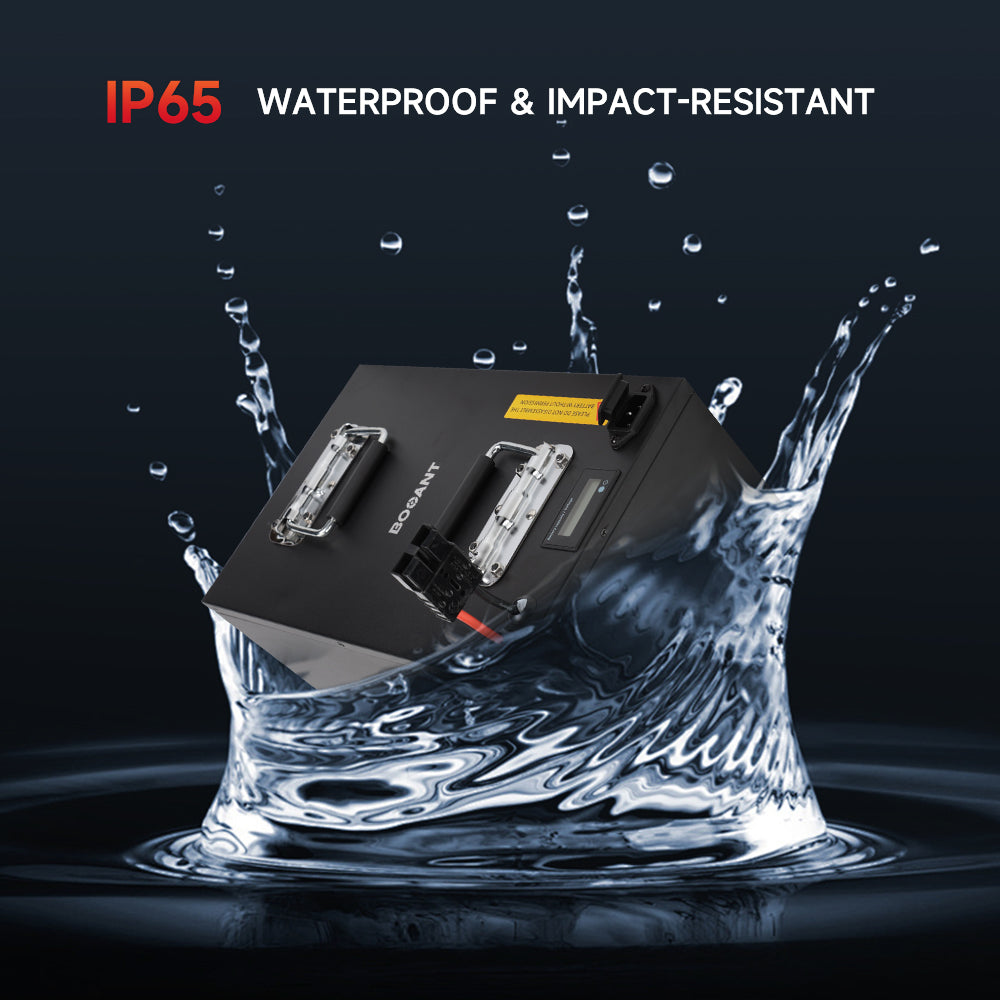 BOOANT 24V 90Ah LiFePO4 Battery with IP65 waterproof