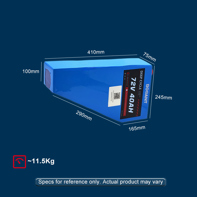 BOOANT 72V 40Ah Triangle Lithium eBike Battery