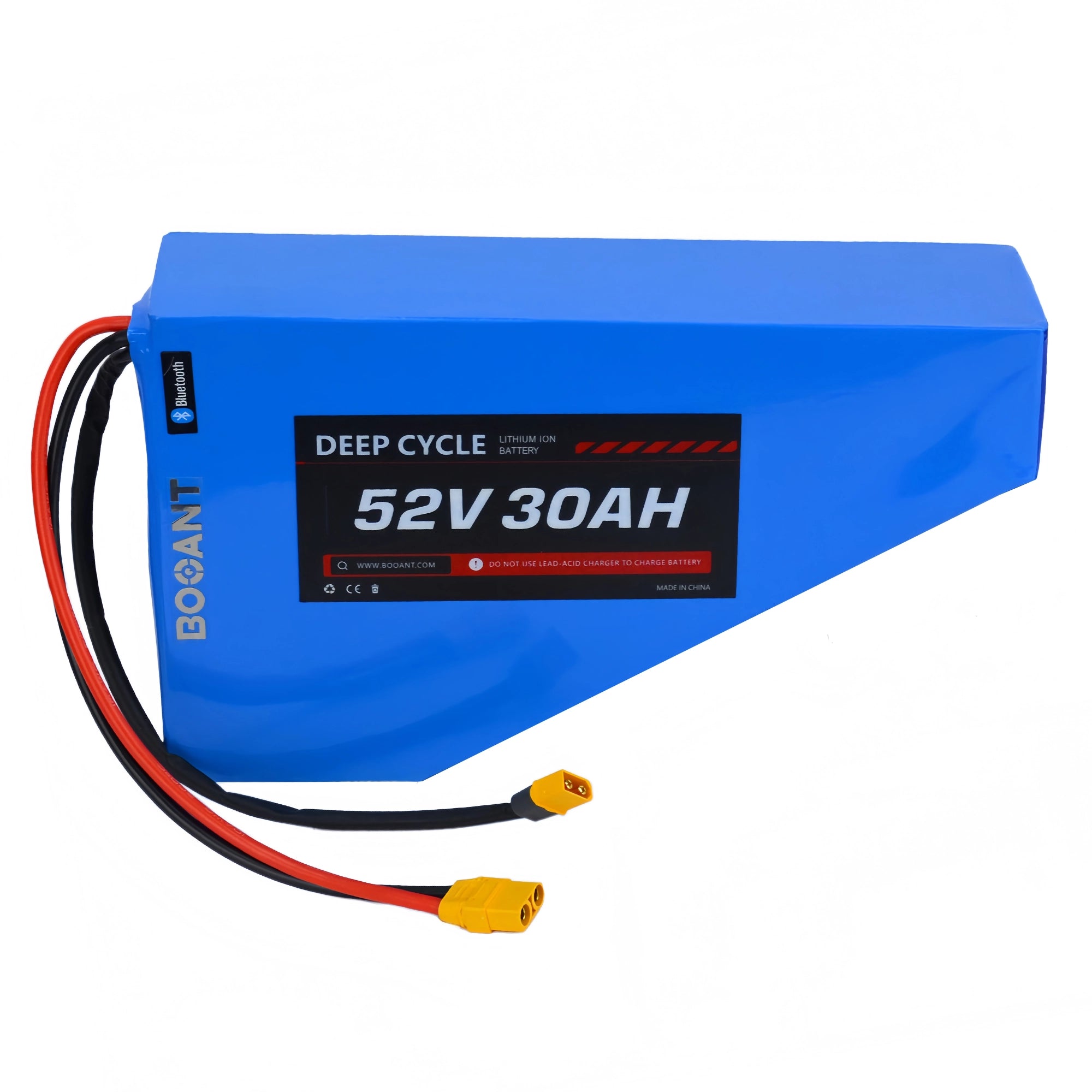 BOOANT 52V 30AH triangle Li-ion battery front view