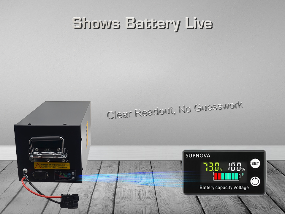 Real-time Battery Level Display