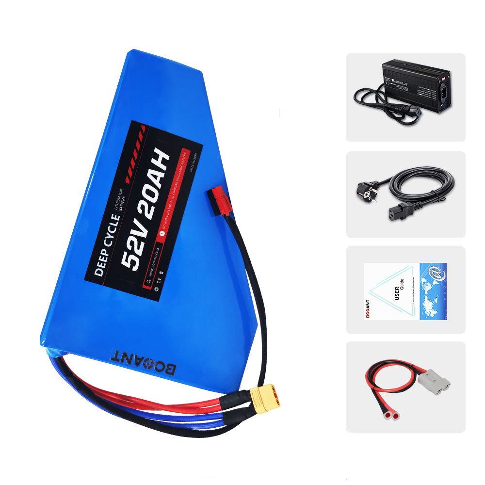 battery for electric bike 52v 20ah PVC