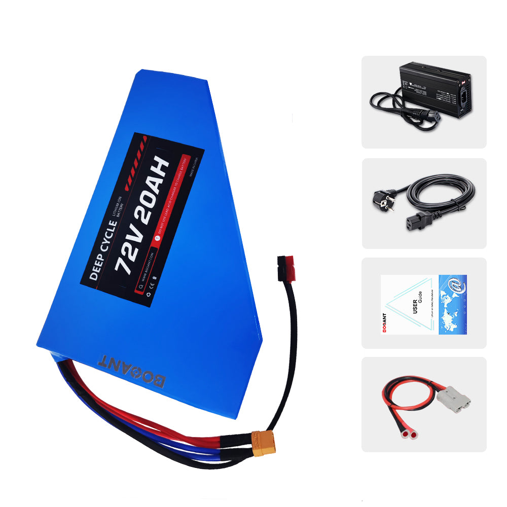 72v 20ah battery pvc triangle