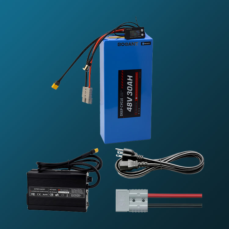 48V 30Ah Lithium Battery with Samsung 50G Cells | Smart BMS & Bluetooth APP | for E-Bikes & Scooters