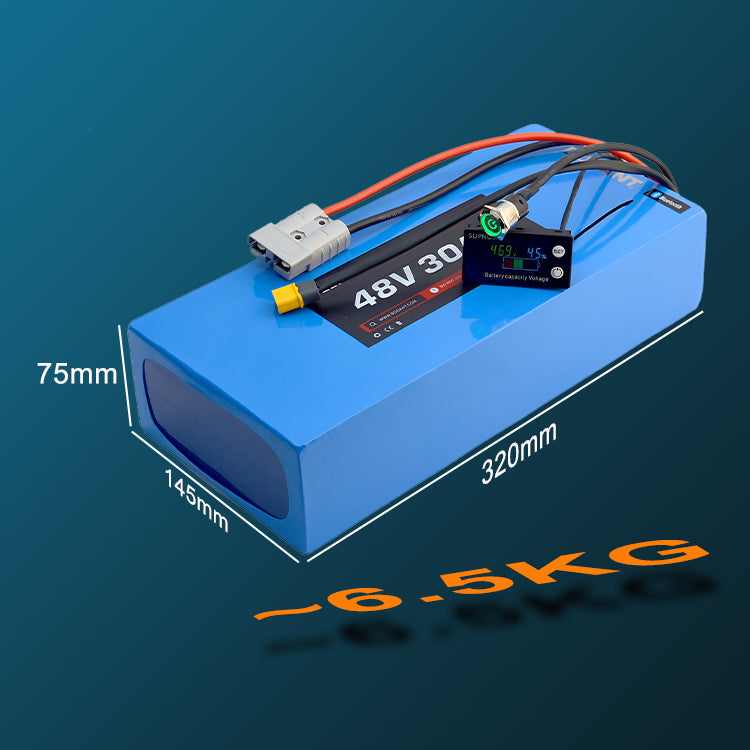 48V 30Ah Lithium Battery with Samsung 50G Cells | Smart BMS & Bluetooth APP | for E-Bikes & Scooters