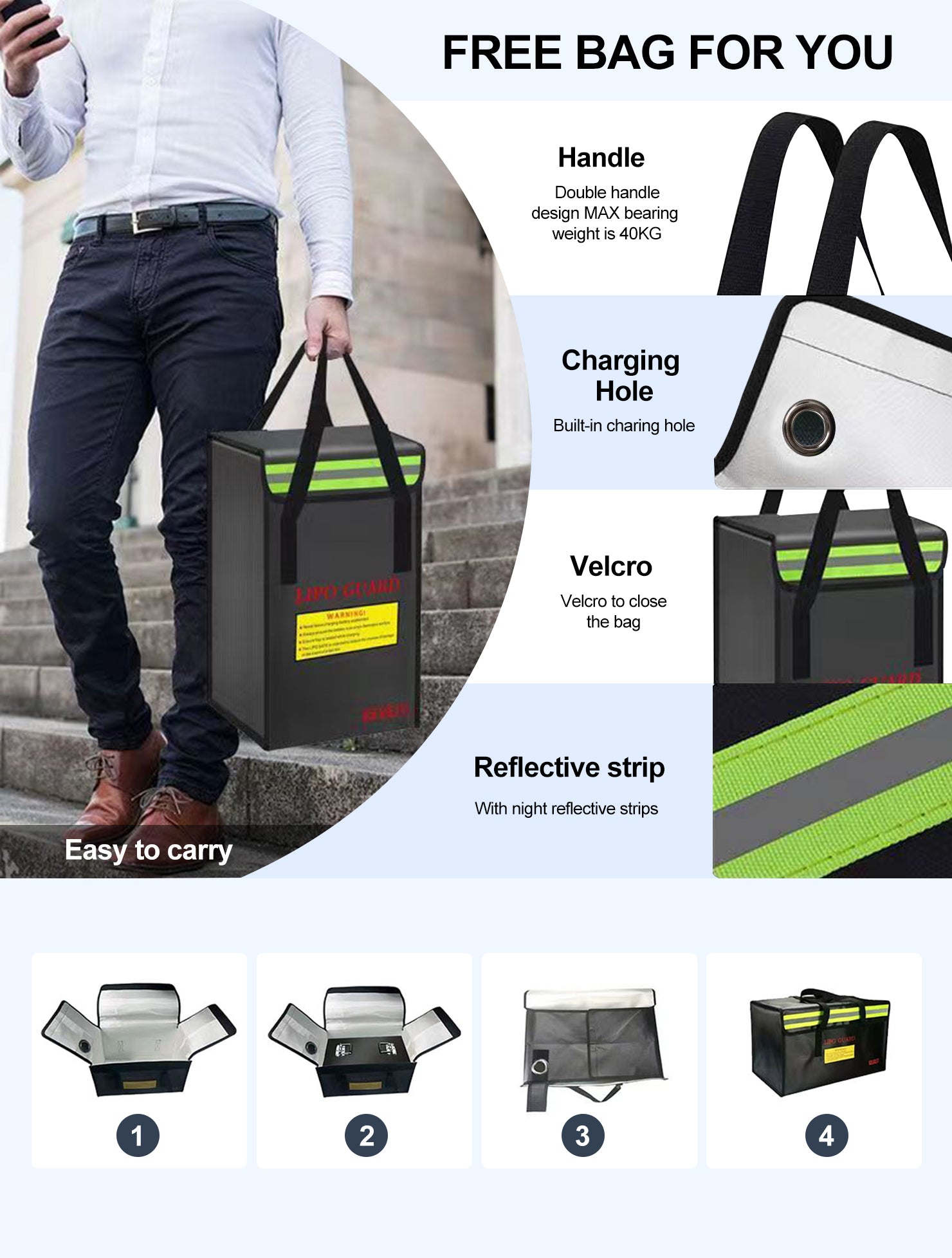 Free Battery Protection Bag