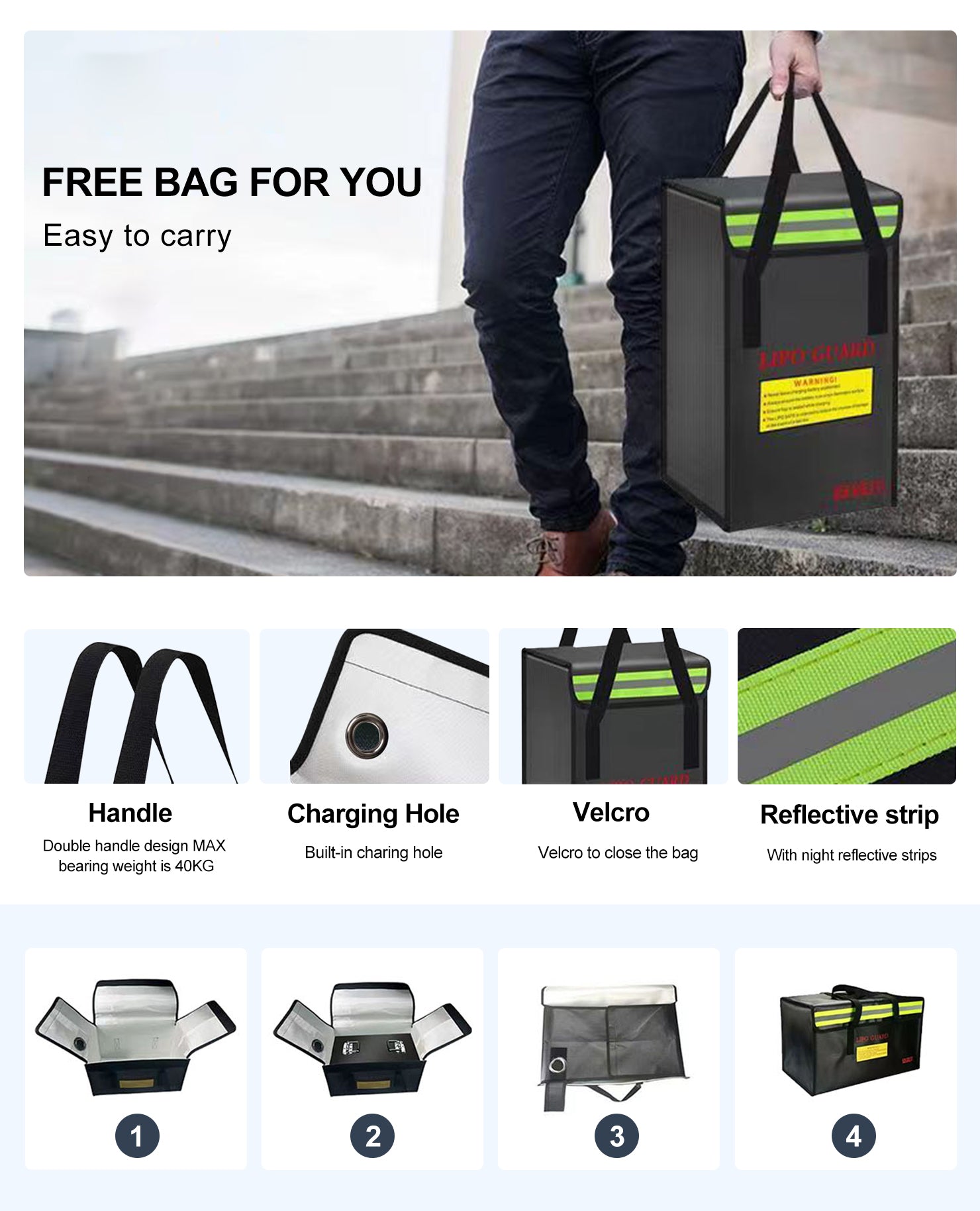 Free Battery Protection Bag