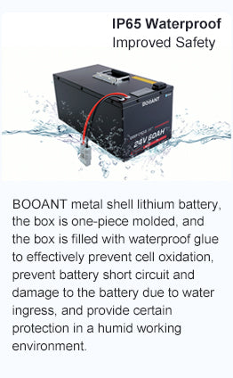 lithium battery with IP65 waterproof