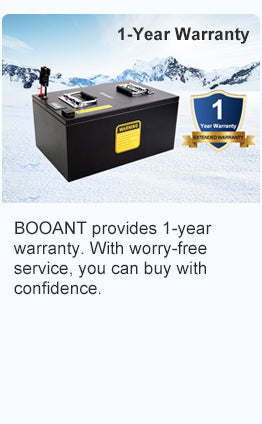 lithium battery with 1 year warranty