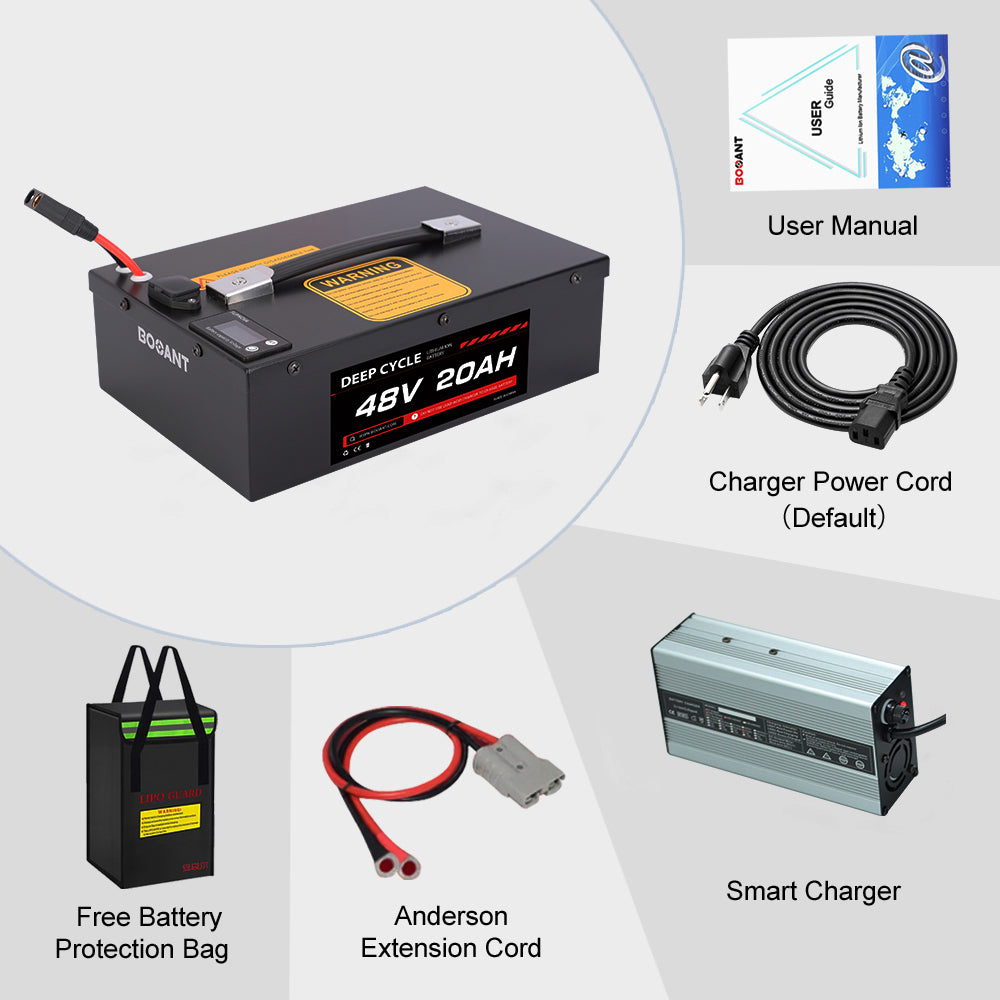 48 volt lithium battery package