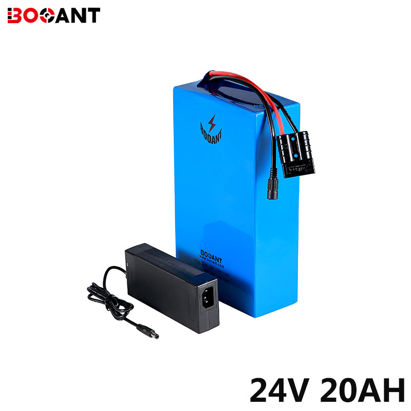 Blue PVC lithium battery with charger